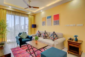 Poolside 2BHK | Near Airport | Workcation Ready - Image 4