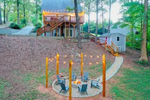 Creekside Home w/ Fire Pit, Deck - Image 4
