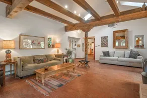 Artful Adobe in the cottonwood forest of Corrales - Image 3