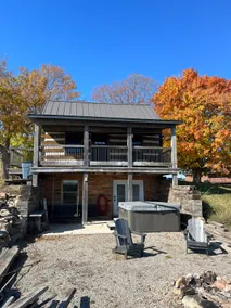 Cabin overlooking wetland area. - Image 4