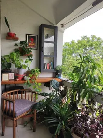 1 BHK Art Studio, Balcony garden, Pool @curiosogoa - Image 3
