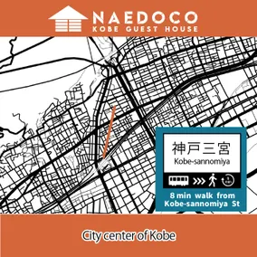 <LN14> Long-stay discounts available!　Sannomiya, Shin-Kobe 10 minutes on foot!1 Group Private 2LDK House - Image 2