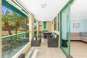 Garden view to the pool (open) @Aquatika 8001 - Image 2
