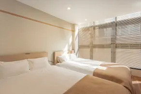 Tanimachi-kun · Hoshi Hotel · Dotonbori Fukyu Twin Room - Image 3