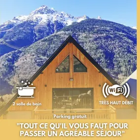 “Mountain-side” chalet, local parking, bike, ski - Image 3