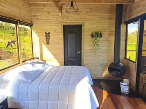 Wooden cabin chalet with fireplace - Image 2