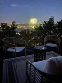 Private Roof Deck with Cliff-Side Skyline Views - Image 2