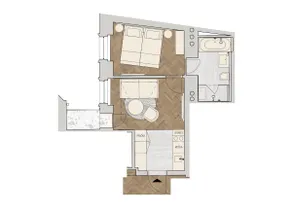 R16 One-Bedroom with Sofa Bed near Old Town - Image 5