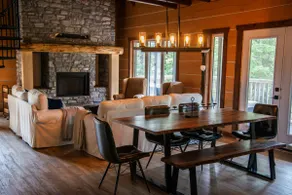 Chalet St-Aubin : Luxurious Log Home, Lake access - Image 4
