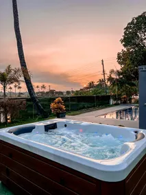 3BHK Luxury Villa | Pvt Pool, Jacuzzi, Gym & Lawn - Image 2