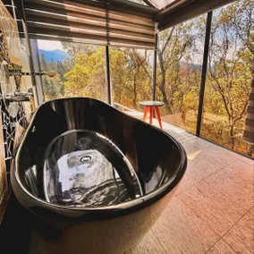 Panoramic Chalet with Bathtub overlooking the forest - Image 2