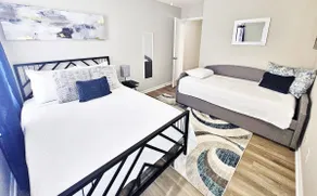 King Suite |BBQ Grill |Near RAFB |4 TVS| Workspace - Image 5