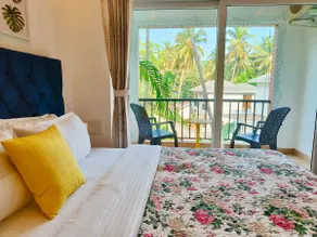 1 BHK modern apartment with pool in Arpora - Image 5