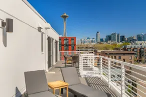 2BR Apt Panoramic Seattle Views | Private Balcony - Image 4