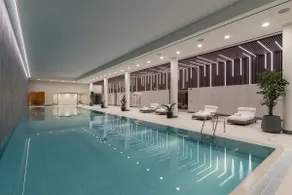 Spacious 2 bed in Stratford w/ pool + rooftop - Image 2