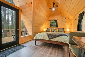 A Serene A-Frame Cabin with Hot Tub - Image 4