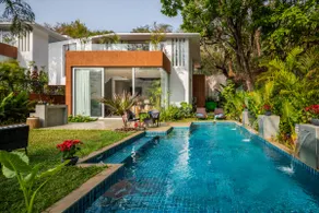 Serene Aurah 3bhk Big pool villa in Assagao - Image 2