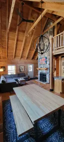 Modern Log Home + Container in Middle of Forest - Image 2