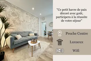 Favart D'Herbigny beautiful 2-room, ground floor near the city center - Image 2