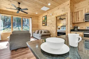 Mtn Cabin with Creek Views, Waterfall & Mini Golf - Image 4