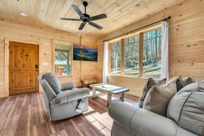 Mtn Cabin with Creek Views, Waterfall & Mini Golf - Image 3