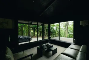 Modernist architecture in the forest of Gaodai. Open-air bath, sauna, cypress bath, ENN - Image 2