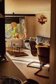 A cozy 4-person chalet right by the forest with air conditioning! - Image 3
