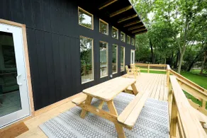 Luxe 2BR Cabin w/ Deck + Creek View | Working Farm - Image 5