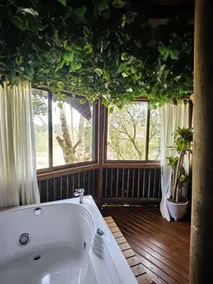 A cabin for couples with a private Jacuzzi. - Image 5