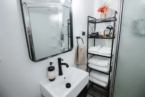 King Bed & Walk-In Shower | Ample Amenities + W/D - Image 5
