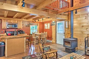 Cozy Independence Riverfront Adirondack Log Cabin - Image 3