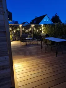 Seaside designer house with deck & fireplace - Image 2