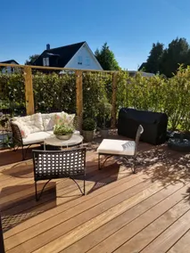 Seaside designer house with deck & fireplace - Image 5