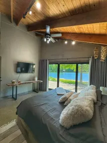 Lakeside Chalet | Private Lake | Hot Tub | Views - Image 3
