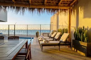Oceanfront 2BR Home with Pool, BBQ & Terrace - Image 2