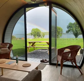 Luxury Glamping Pod with Hot Tub - Image 4