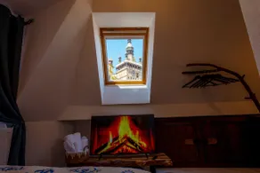 Blue House Citadel Sighisoara - Clock Tower View - Image 4