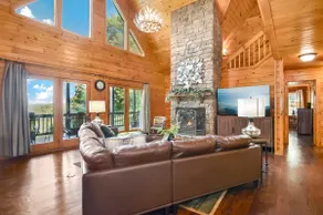 Sleeps 16 W/ Mountain View! Firepit & Hot tub - Image 5