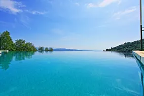 Villa Regina: Above Agni, superb views and pool - Image 5