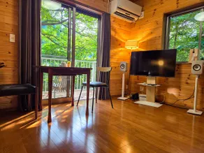 New! Log house style warm space/hot springs/luxury speakers/forest bathing & BBQ/forget the time and refresh - Image 3