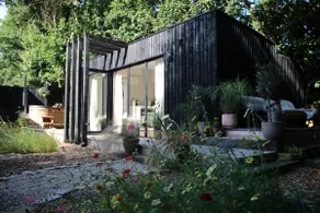 The Hideout cosy woodland cabin with hot tub - Image 4