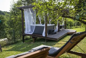 Casa Huerta | Jacuzzi · Forest & River · Fireplace - Image 3