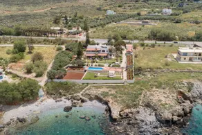 Beachfront Family Villa Katerina with Private pool, Playground, BBQ & Amazing Sea Views! - Image 2