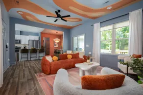 Artsy Vibe, Garage Gym & Game Room, RelaxnRaleigh - Image 3
