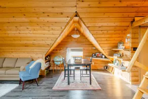 Tree-Top Urban Cabin: A-Frame Loft + Private Porch - Image 3