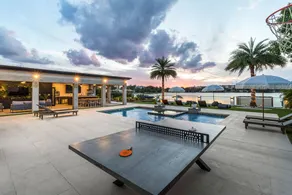 Opulent Waterfront Villa by The Glamhomes - Image 5