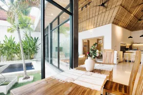 1-level 3BR, enclosed wide living room : Seminyak - Image 2
