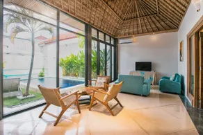 1-level 3BR, enclosed wide living room : Seminyak - Image 3