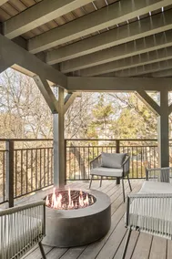 Modern A-Frame: 2 Decks, Firepit+BBQ+AC+EV+Views! - Image 5