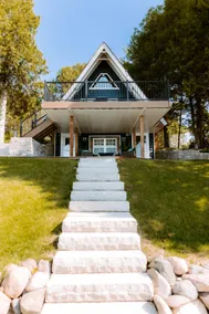 Lakeside A-Frame Retreat on Jordan Lake - Image 2